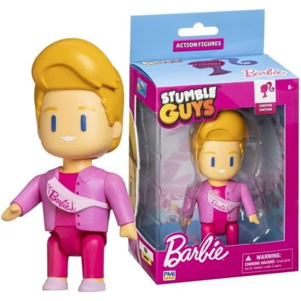 PMI Kids World Stumble Guys x Barbie Ken Limited Edition Action Figure NEW!